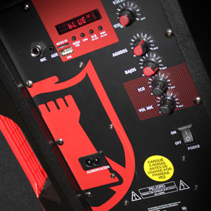 kaiser; bafle; bocina; altavoz; tecnología; electrónica; música; recargable; portátil