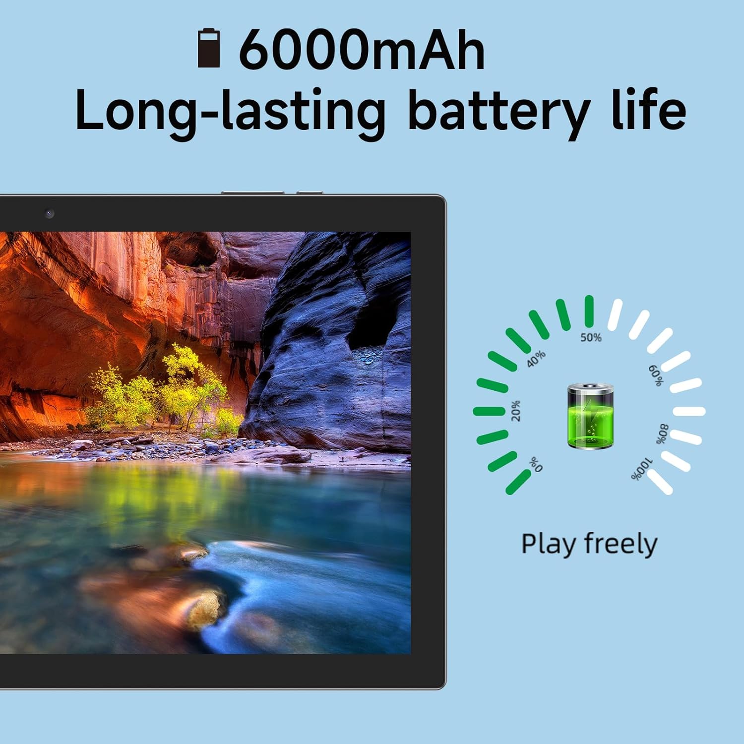 Tablet con teclado 2 en 1, Android 11, 10.1 pulgadas FHD, con teclado/mouse/funda/lápiz capacitivo/película templada, 64 GB+2 GB, Wi-Fi, cámara dual 8 MP, procesador quad core, batería 6,000 mAh, rosa