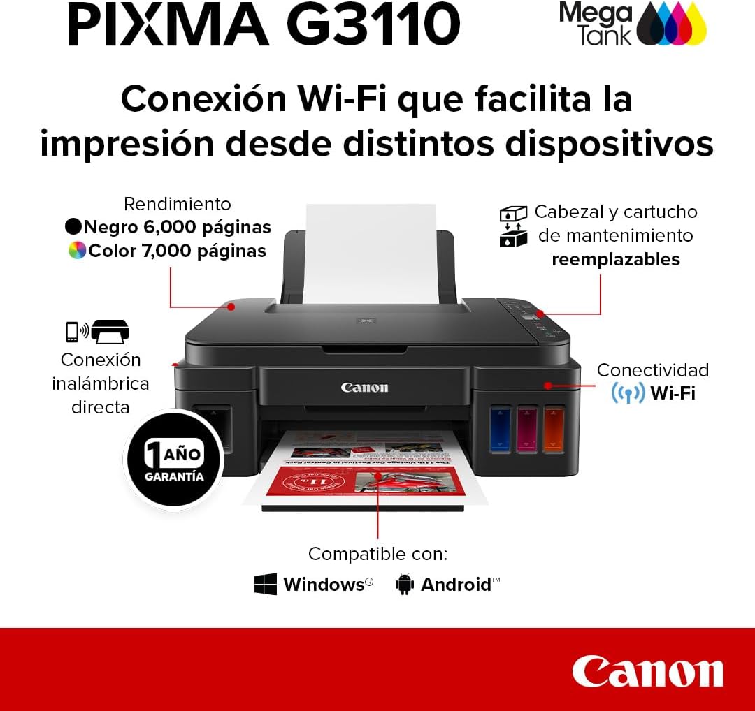 Canon Multifuncional PIXMA G2110
