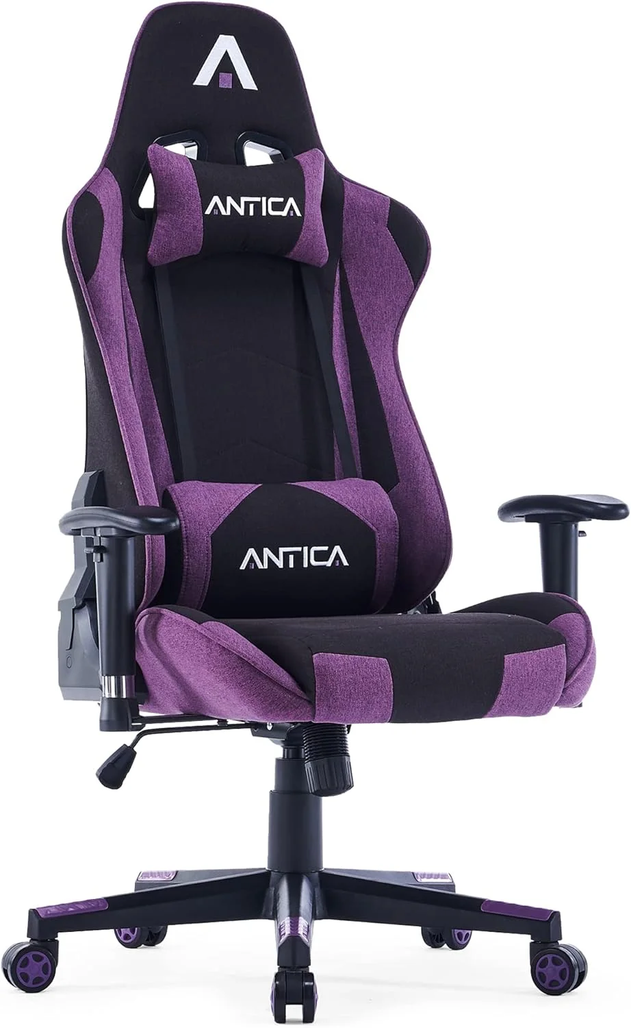 Silla Gamer Tela - Ergonomica Reclinable - Silla de Oficina y Escritorio Ejecutiva | Giratorio con Soporte Lumbar y Respaldo, Ideal para Computadora y Videojuegos