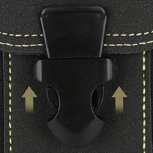 Funda para Cinturón de Celular, Bloquee el Bolso Portátil del Teléfono de los Hombres