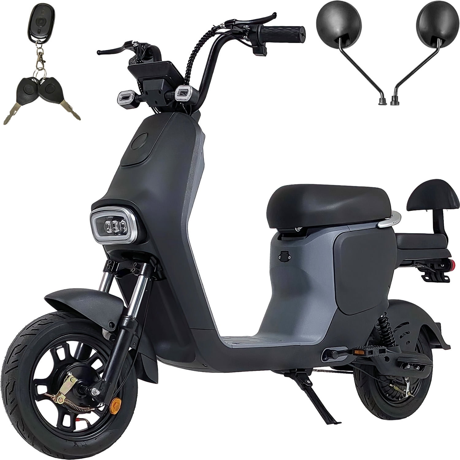 Bicicleta Electrica Scooter 55km/h 3 Velocidades 12v Luz Led
