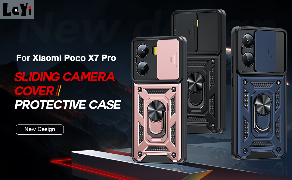 Funda para móvil compatible con Xiaomi Poco X7 Pro 5G Antideslizante, resistente a arañazos y golpes