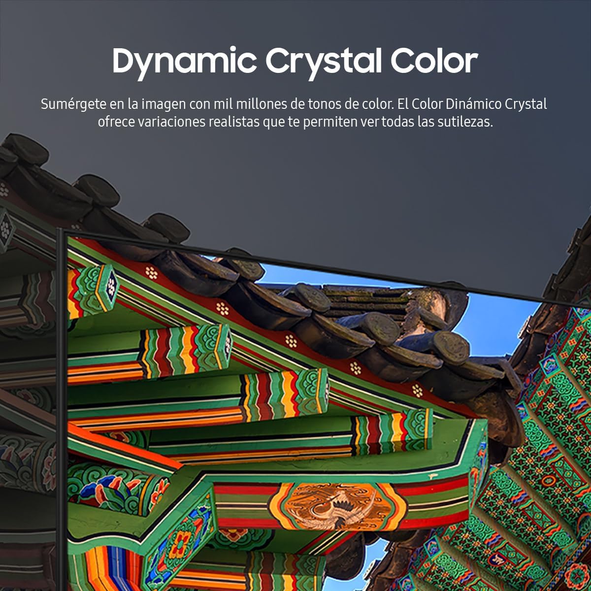 SAMSUNG 75" Crystal UHD U8000F 4K, Procesador Crystal, Diseño Metálico, Knox Security, Escalado 4k, Smart TV (2025)