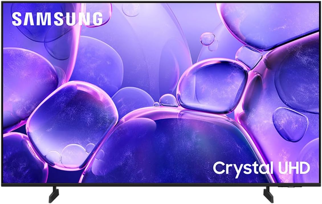 SAMSUNG 75" Crystal UHD U8000F 4K, Procesador Crystal, Diseño Metálico, Knox Security, Escalado 4k, Smart TV (2025)