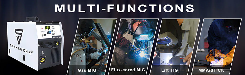 Máquina de soldadura sin gas