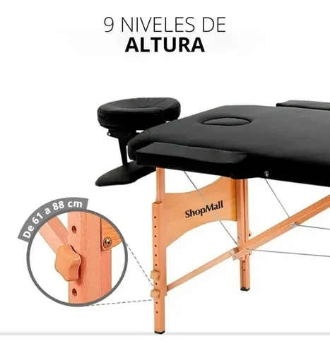 Camilla portátil spa de madera ShopMall Cama 011