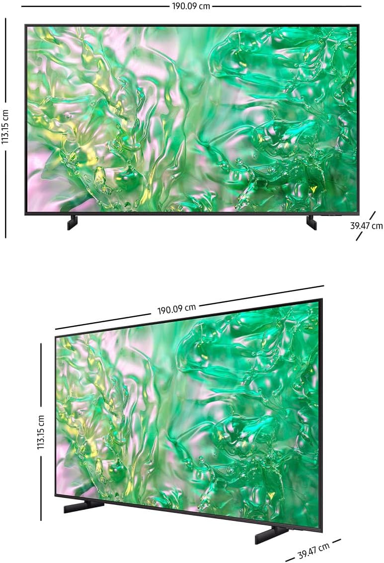 SAMSUNG 75" Crystal UHD U8000F 4K, Procesador Crystal, Diseño Metálico, Knox Security, Escalado 4k, Smart TV (2025)