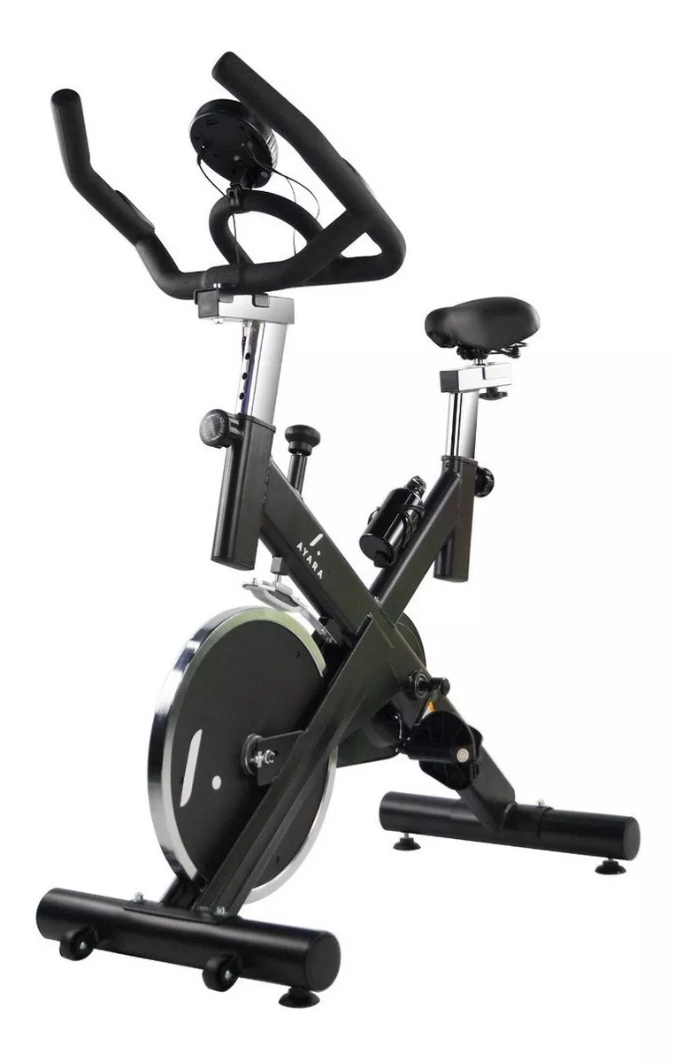 Ayara Bicicleta EstÃ¡tica Fija Spinning Fitness Cardio Bici01 Color Negro