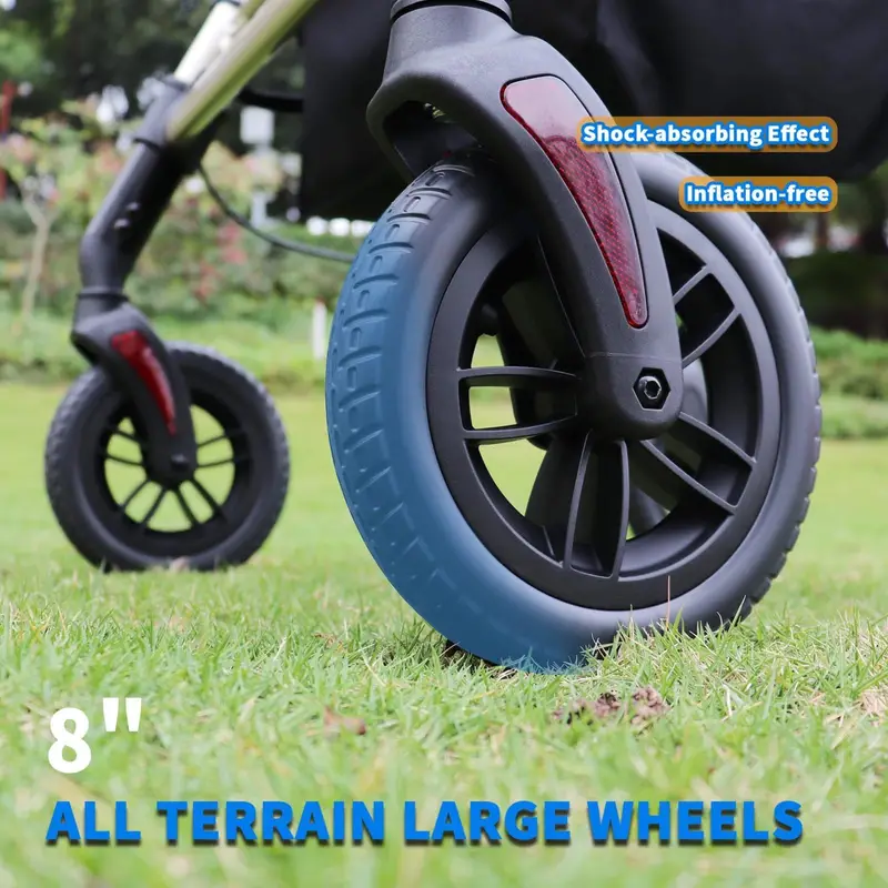 Andador de ruedas resistente para personas grandes de 450 libras, con asiento extra espacioso, NO apto para puertas estándar de 26" de ancho, un poco voluminoso para personas mayores ligeras