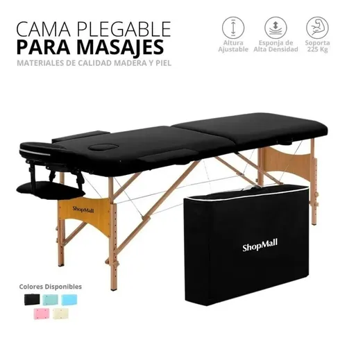 Camilla portátil spa de madera ShopMall Cama 011
