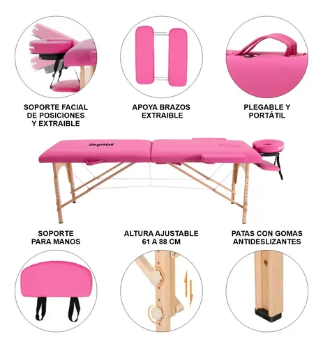 Camilla portátil spa de madera ShopMall Cama 011