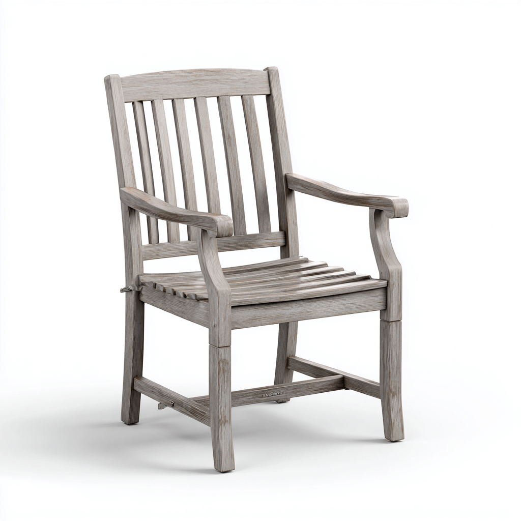 Fauteuil de jardin 65x60x95 cm - gris clair - design classique-Villaoliq