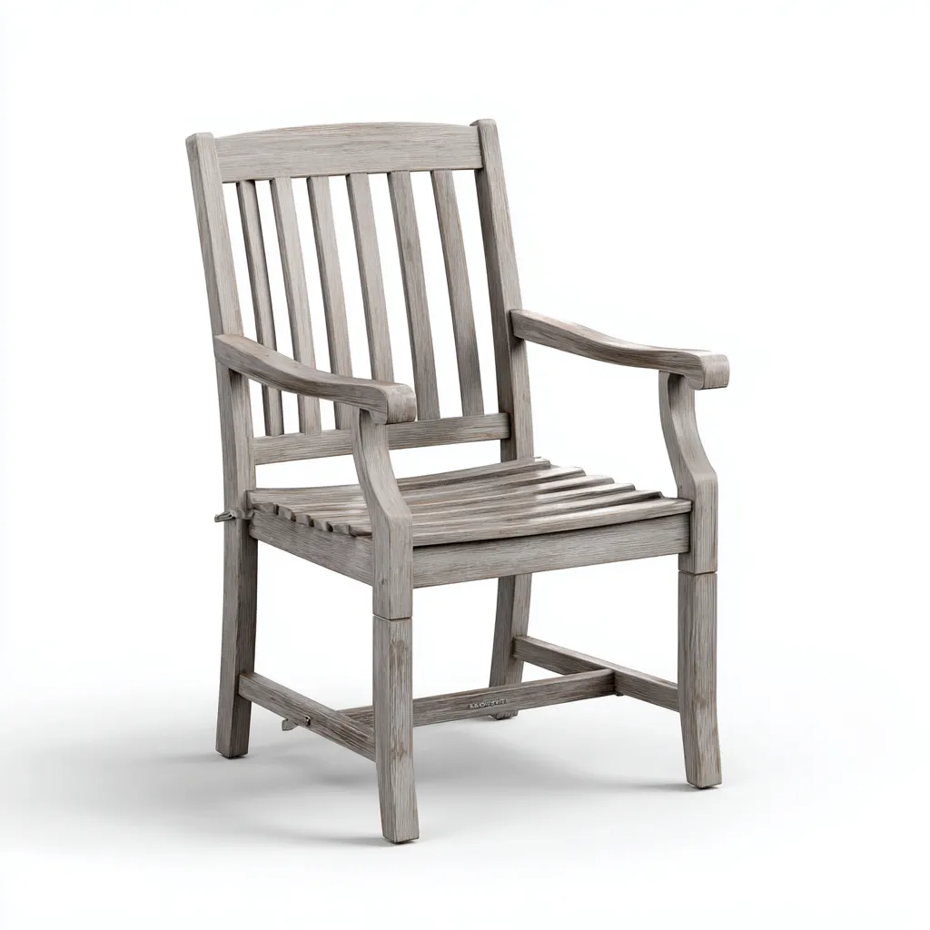 Fauteuil de jardin 65x60x95 cm - gris clair - design classique-Villaoliq