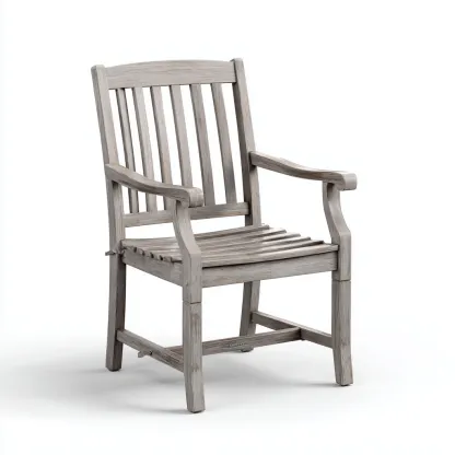 Fauteuil de jardin 65x60x95 cm - gris clair - design classique-Villaoliq