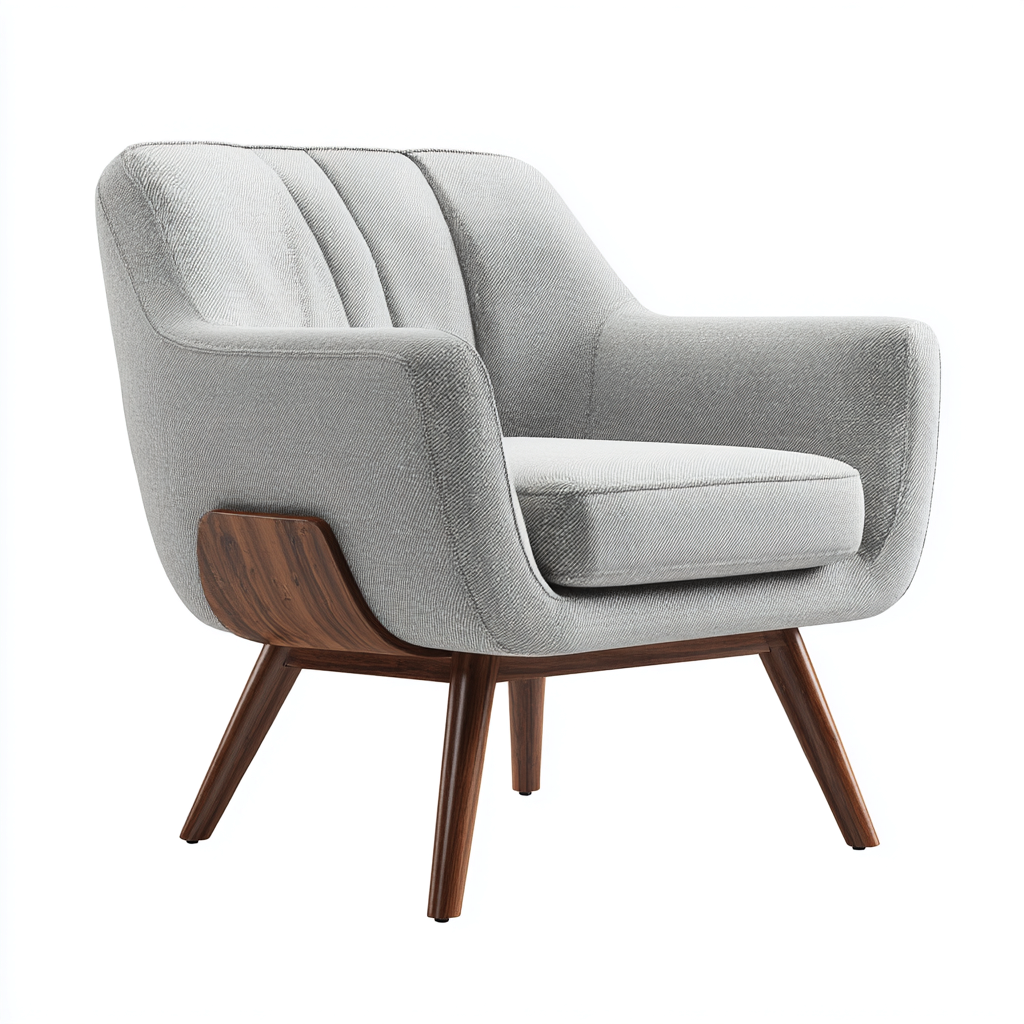 Fauteuil tissu 80x78x85 cm - gris - style moderne-Villaoliq