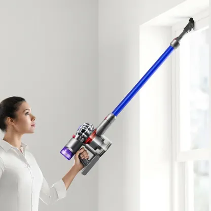 ダイソン サイクロン式スティッククリーナー 充電式 パワーブラシ ニッケル/アイアン/ブルー SV10KEXTBU 【掃除機】Dyson V8 Slim Fluffy Extra [SV10KEXTBU]