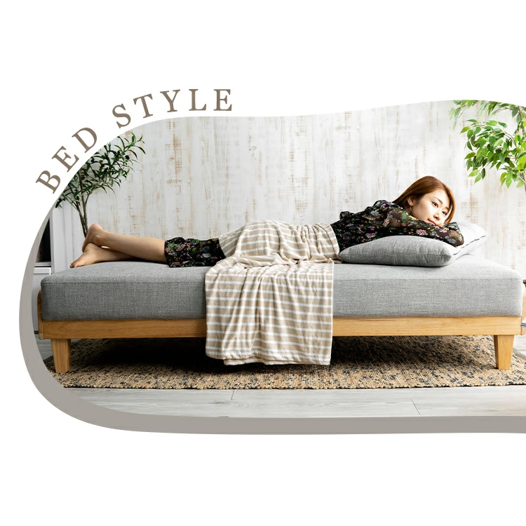 ソファーベッド ソファー 2人掛け 北欧 おしゃれ 3人掛け ソファベッド 脚付き 木製 リクライニング 北欧風ソファベッド 3P かわいい 3人 肘なし ファブリック 2.5人掛け