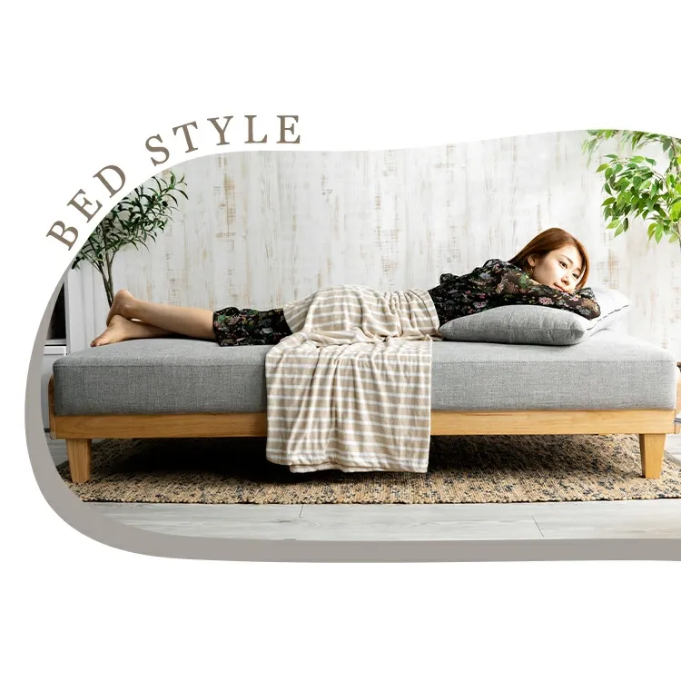 ソファーベッド ソファー 2人掛け 北欧 おしゃれ 3人掛け ソファベッド 脚付き 木製 リクライニング 北欧風ソファベッド 3P かわいい 3人 肘なし ファブリック 2.5人掛け