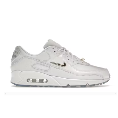 Nitheke Air Max 90 Leather Triple White/Black/Lucky Charms Ash Green/Off-White "The Ten"/Off-White Desert Ore