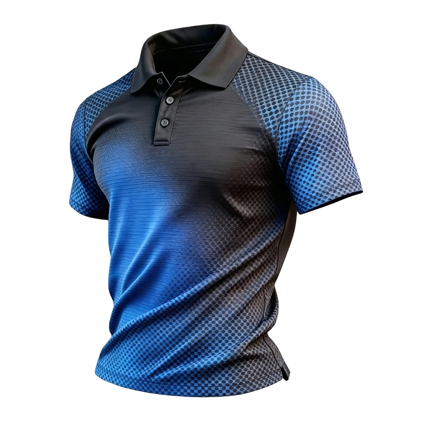 Modern Gradient Athletic Short Sleeve Polo