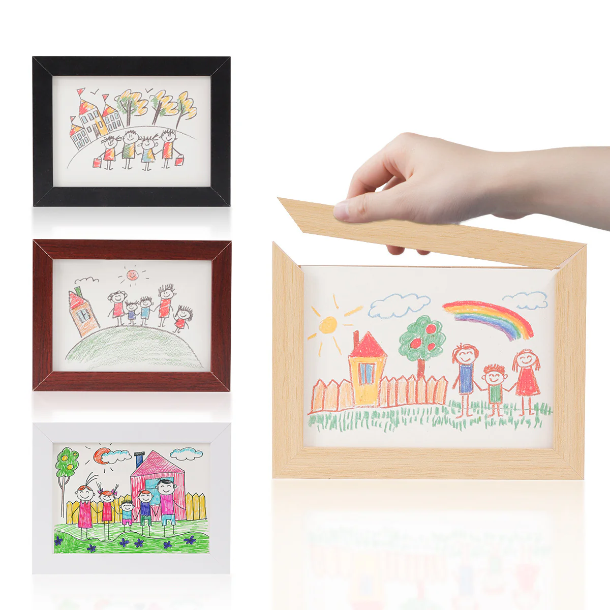 Multifunctional Photo Frame For Children's Oil Paintings