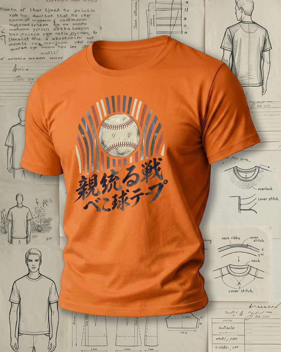 Retro Baseball Short-Sleeve T-Shirt
