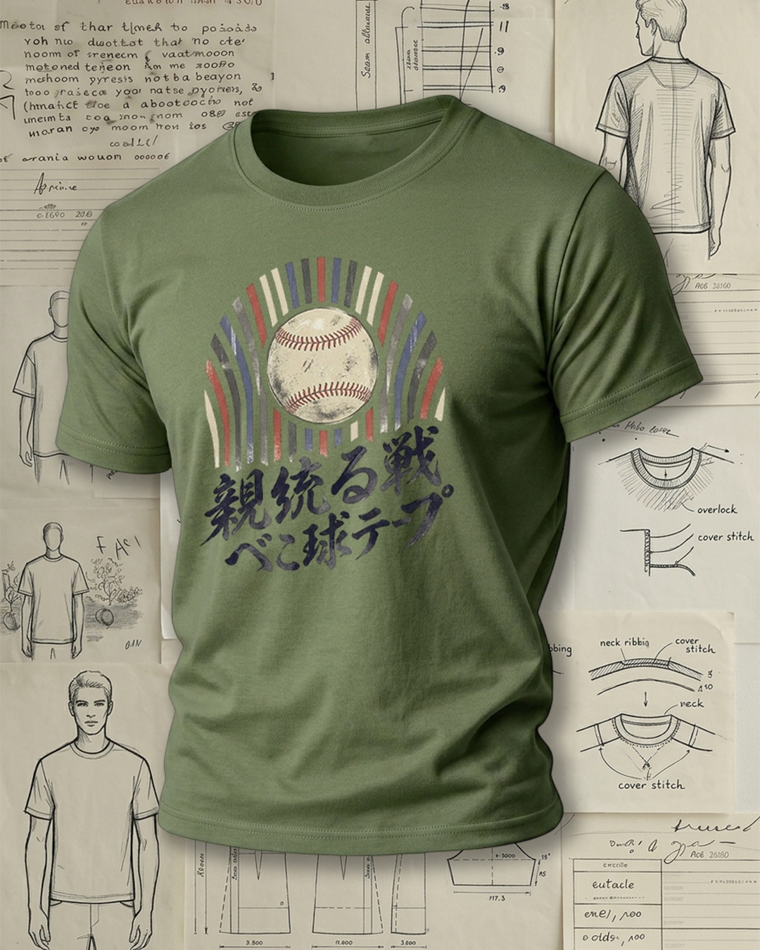 Retro Baseball Short-Sleeve T-Shirt