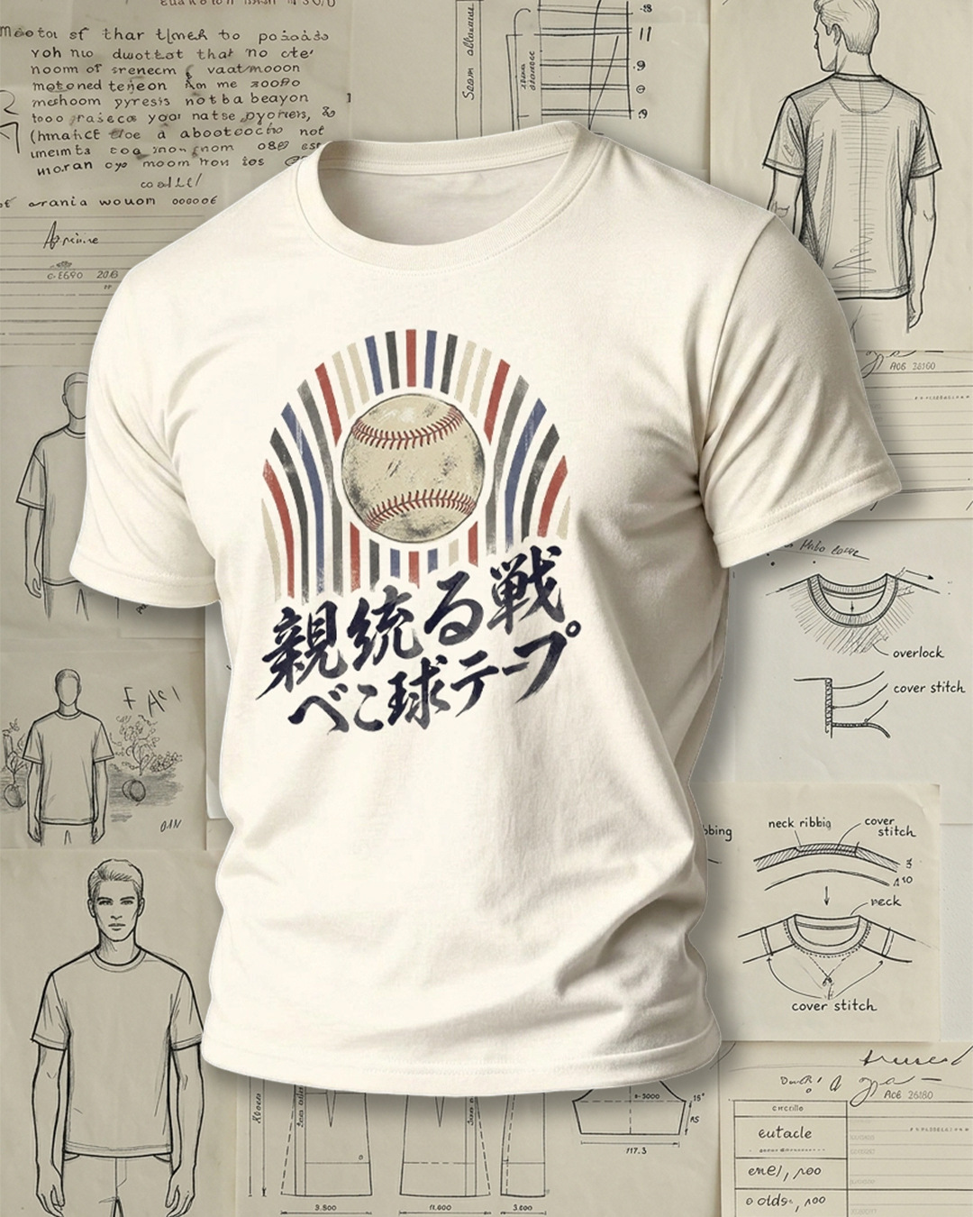 Retro Baseball Short-Sleeve T-Shirt
