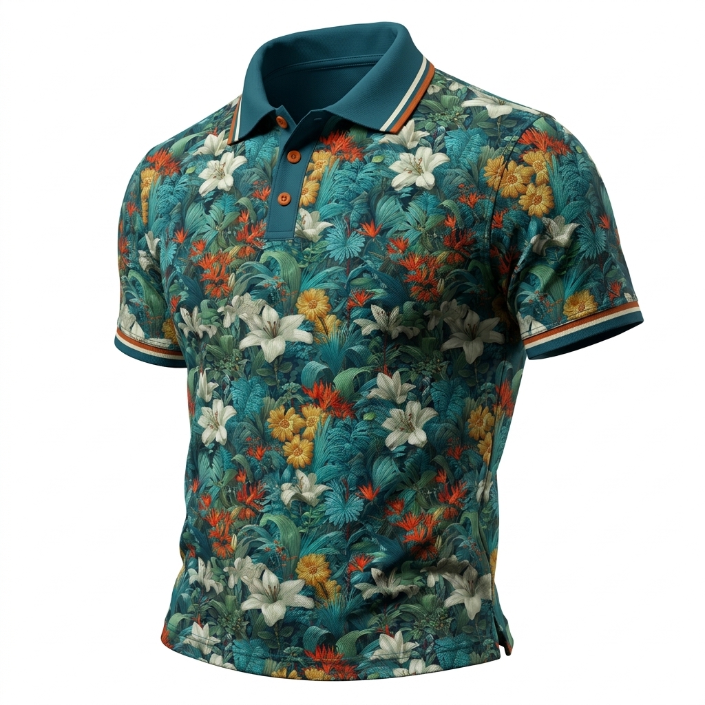  Vintage Botanical Garden Polo