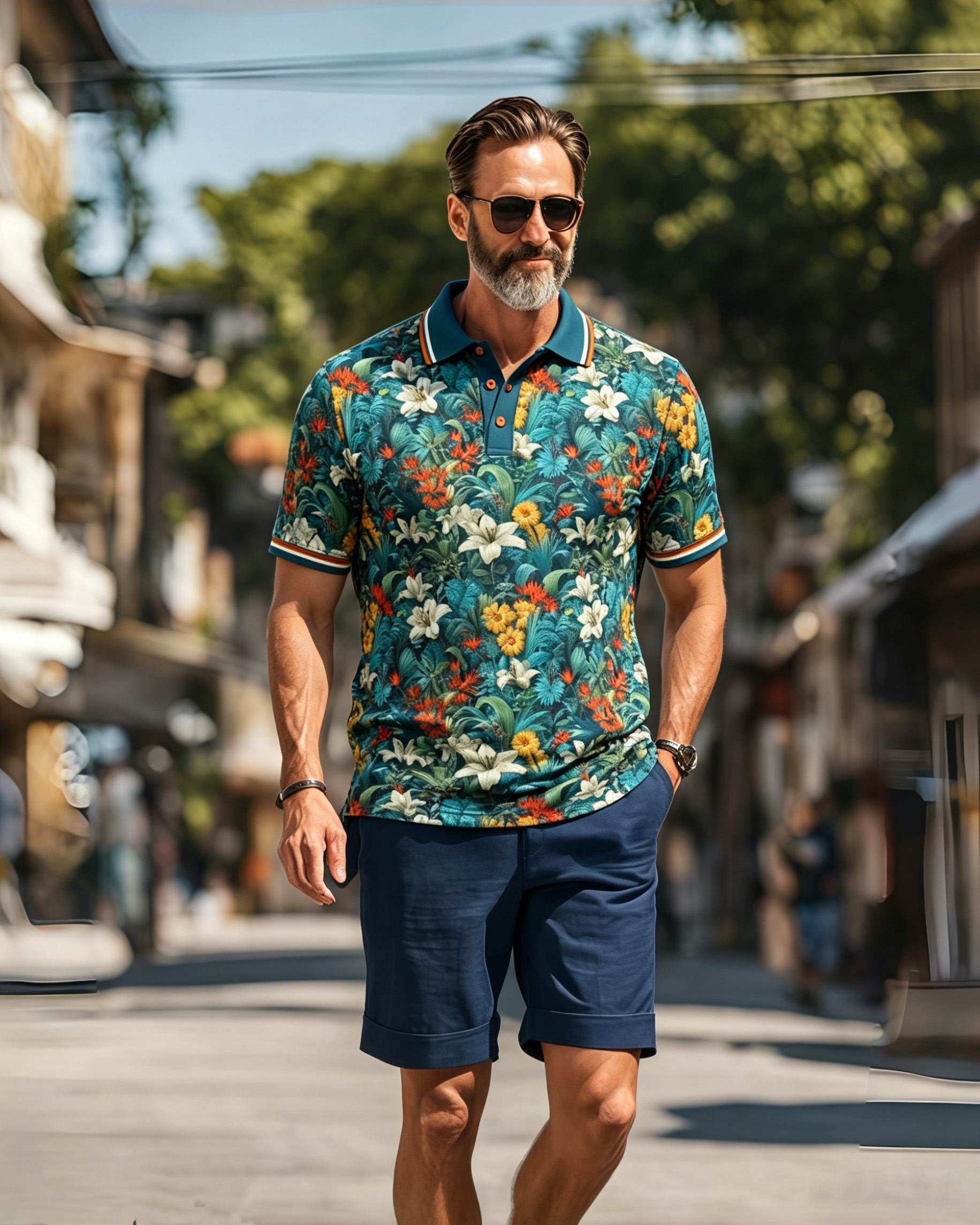  Vintage Botanical Garden Polo