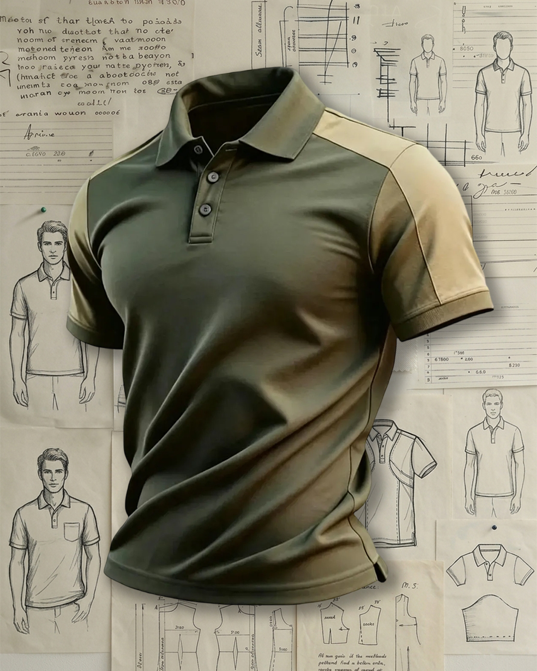 Outdoor Performance Two-Tone Tactical Golf Polo