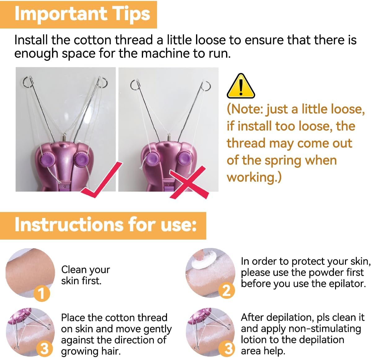 Women's Facial Hair Removal Device