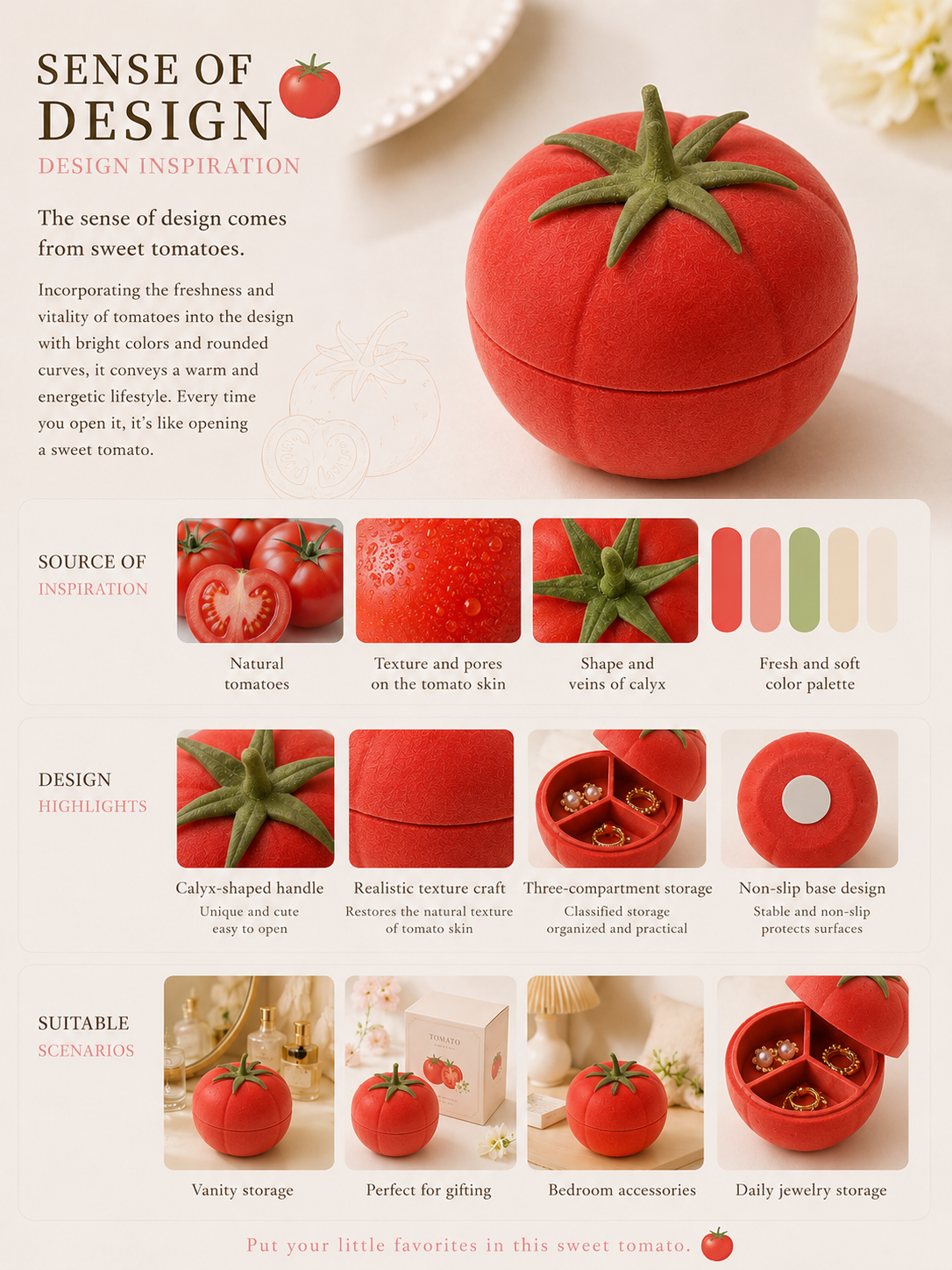 Tomato Jewelry Box
