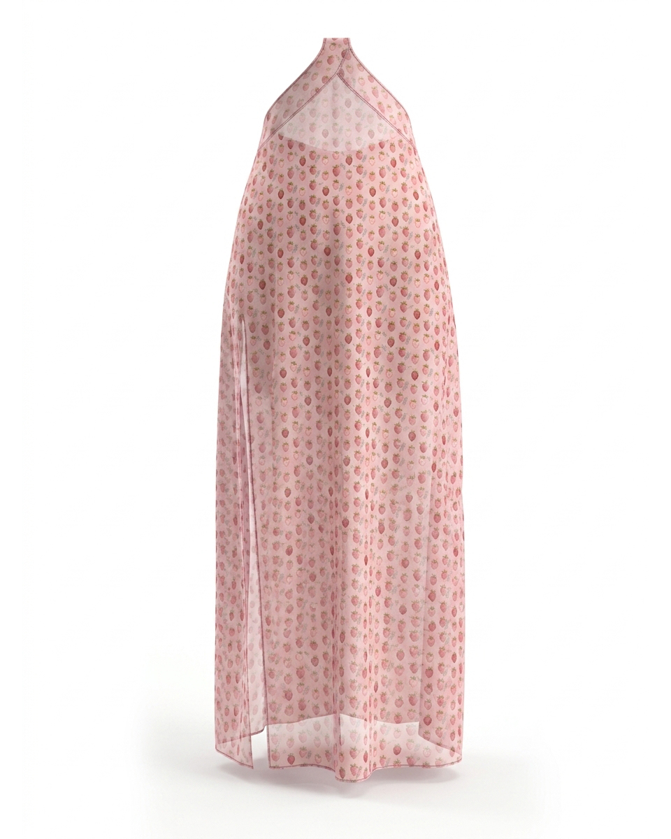 Csmoshu Alluring Sheer Mesh Swim Cover-Up Skirt