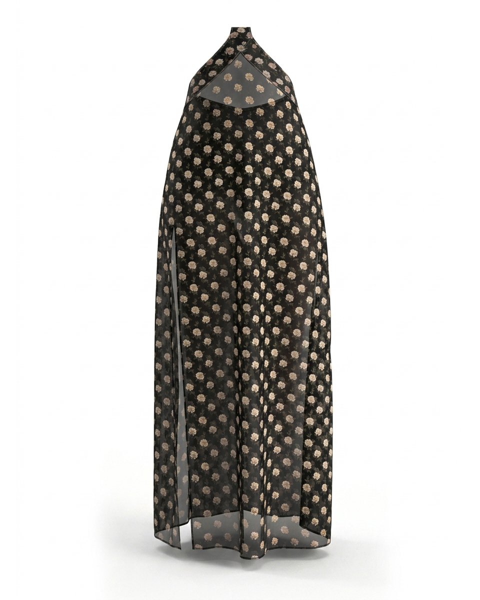 Csmoshu Alluring Sheer Mesh Swim Cover-Up Skirt