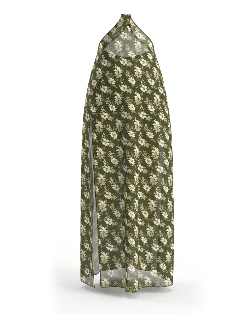 Csmoshu Alluring Sheer Mesh Swim Cover-Up Skirt