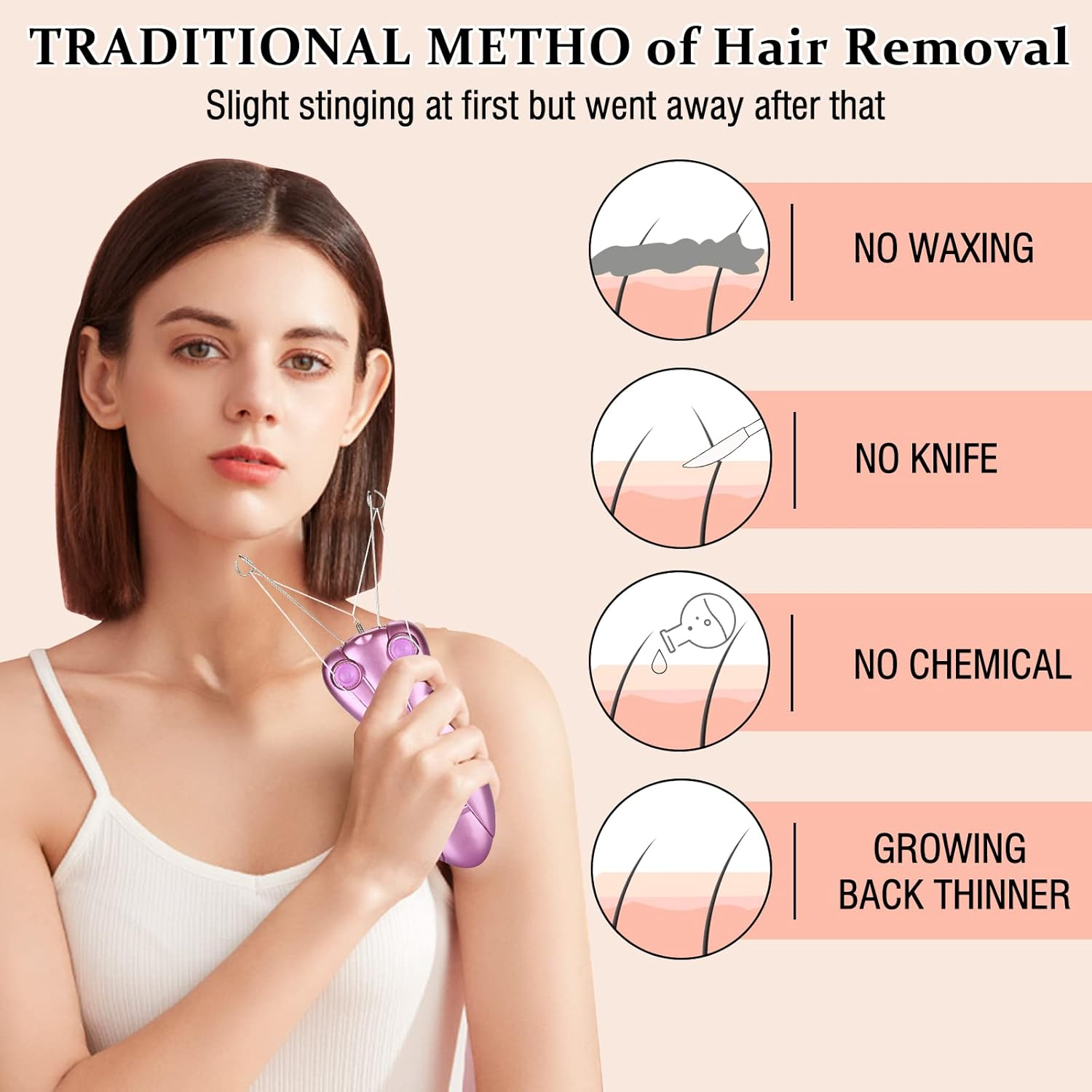 Women's Facial Hair Removal Device