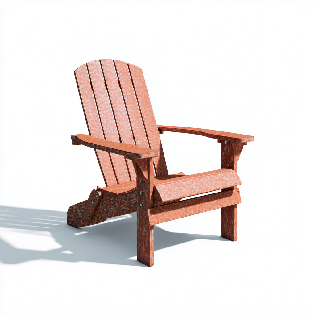 Chaise de jardin résine renforcée 74x88x95 cm - marron - adaptée à l'extérieur - design robuste-Graceova