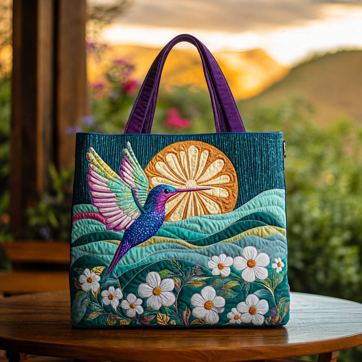 Radiant Soar Handmade Tote Bag
