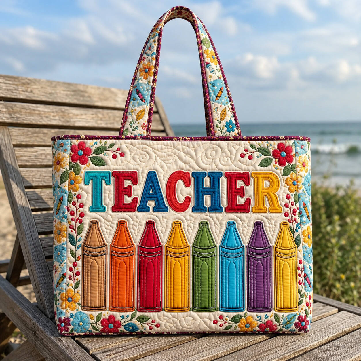 Teacher Handmade Tote Bag