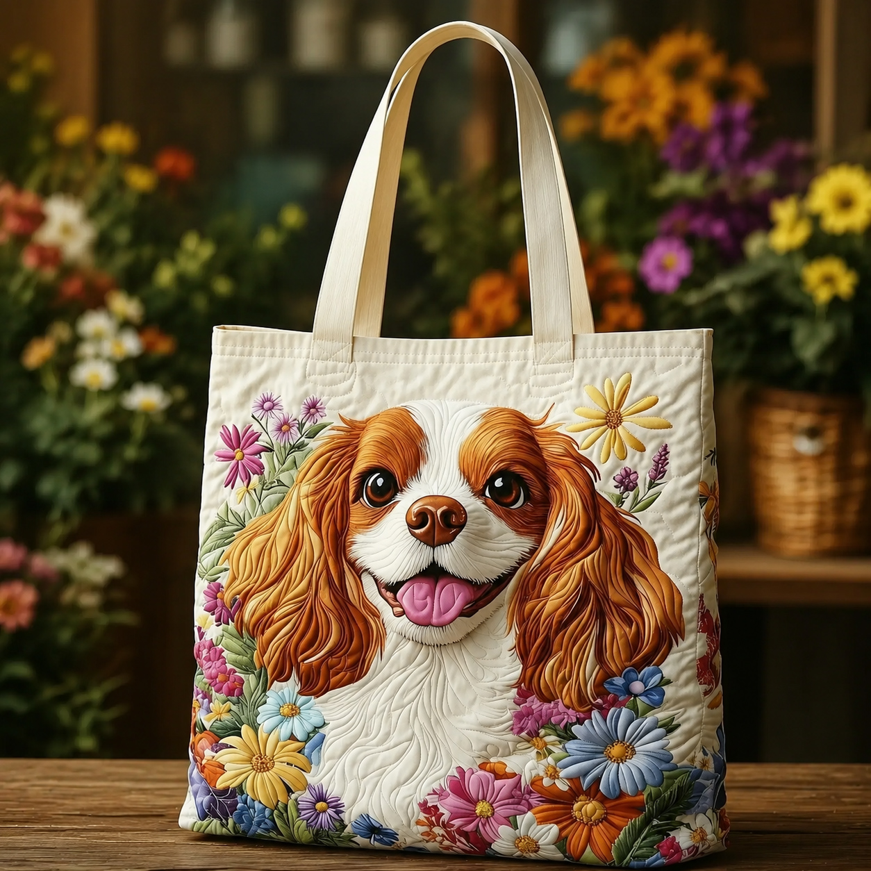 Cavalier King Charles Spaniel Handmade Handbag