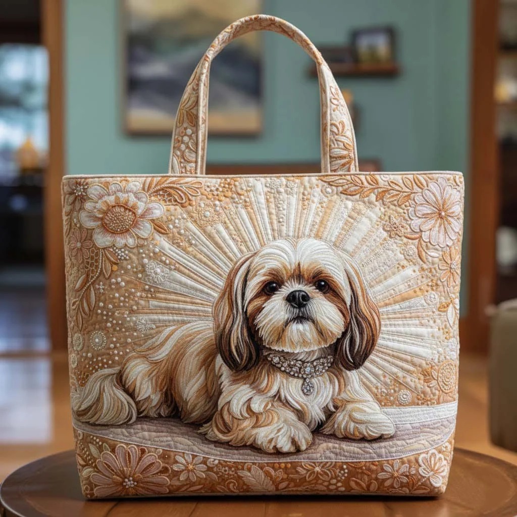 Magnificent Shih Tzu Handmade Tote Bag