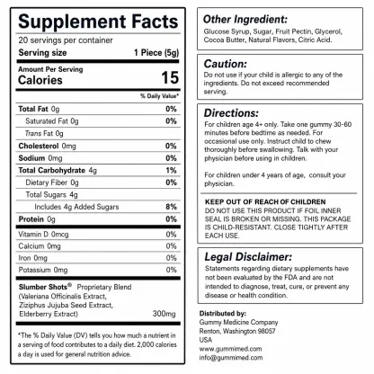 Children’s Melatonin-Free Sleep Aid Gummies