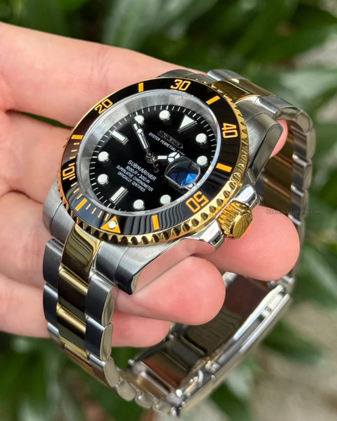 Seikomariner | Two Tone Black Gold