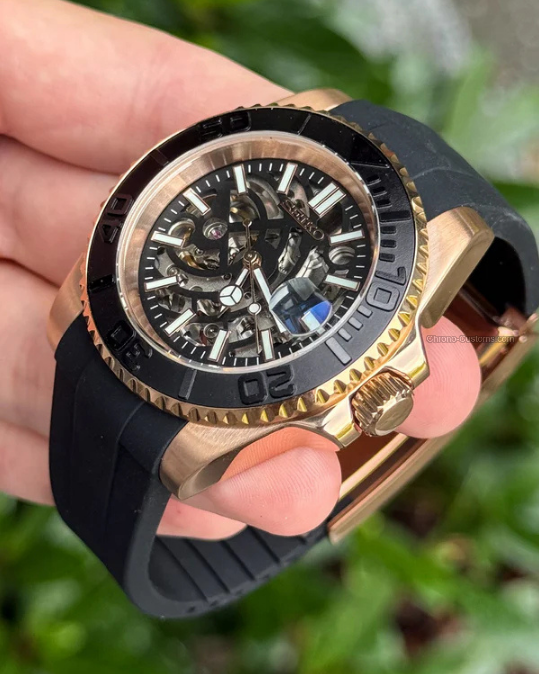 Seikomariner | Yacht Master Rose Gold Skeleton