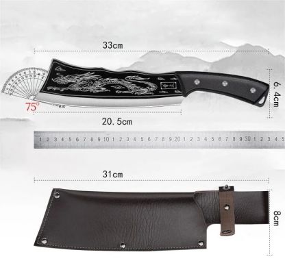 ⏰Промоция от последния ден 50% ОТСТЪПКА Версия от титаниева стомана Black Dragon Knife