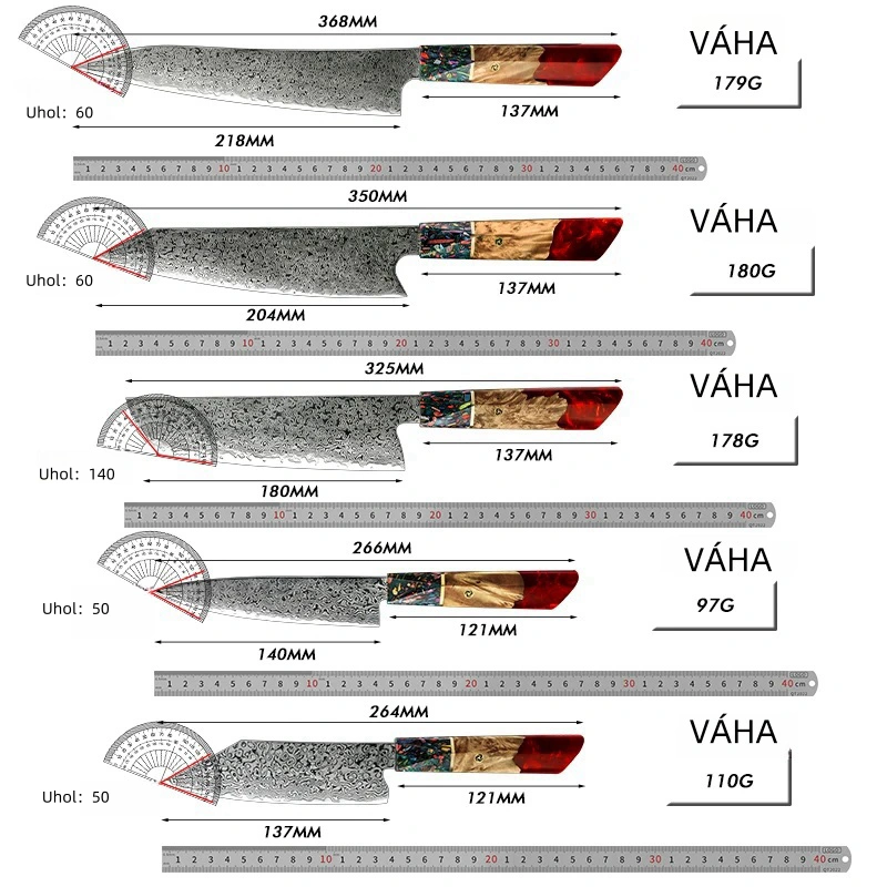 Sada kuchynských nožov Grandsharp