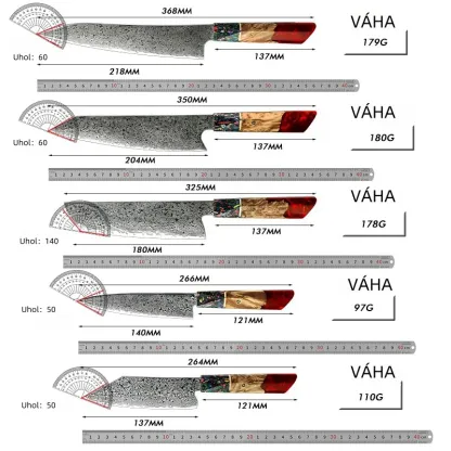 Sada kuchynských nožov Grandsharp