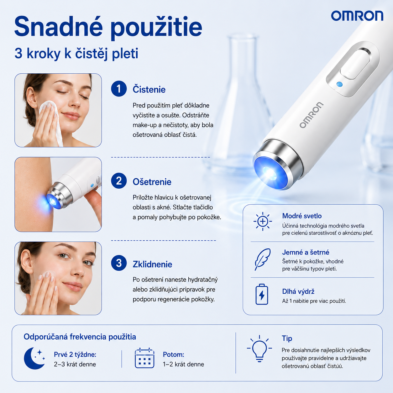 🔥 Omron® –🔥 Rýchle a účinné laserové pero na odstránenie znamienok a bradavíc bez bolesti ✨